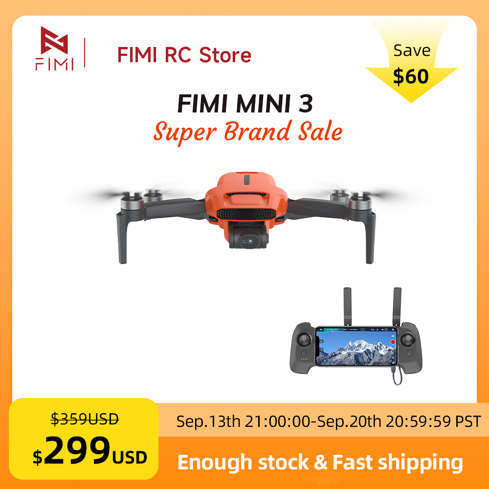 Rc Helicopter Case - Drone FIMI MINI 3 avec caméra