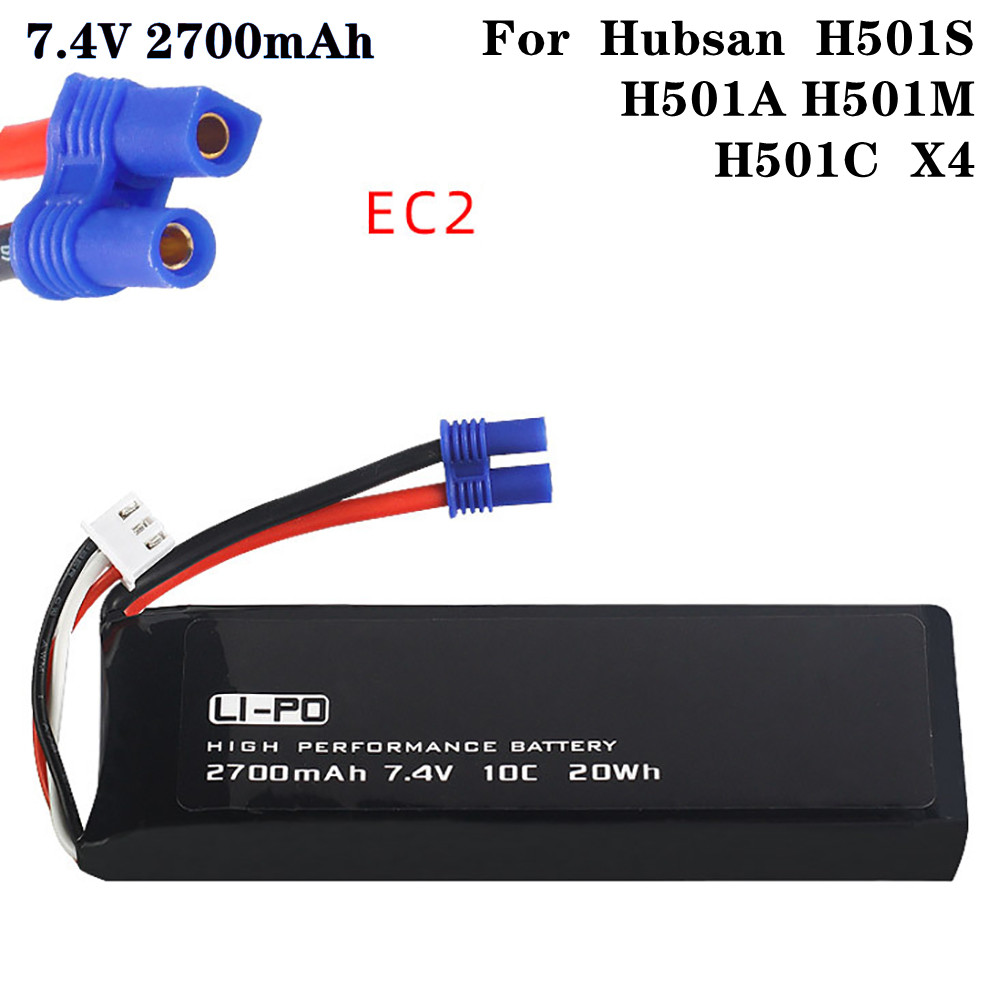 Rc Helicopter Coaxial - Batterie d'origine 7.4V 2700mAh 10C pour