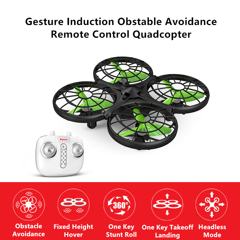 Rc Helicopter Electric - Drone quadricoptère RC à induction gestuelle,