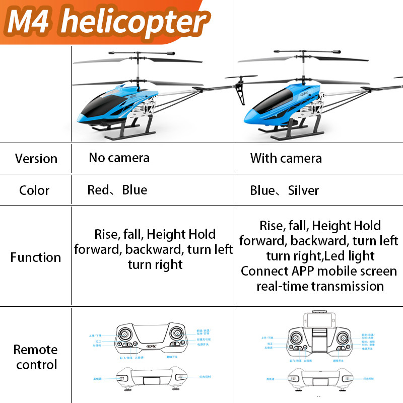 M4 grand hélicoptère Rc téléco - Rc Helicopter Nitro avis et prix